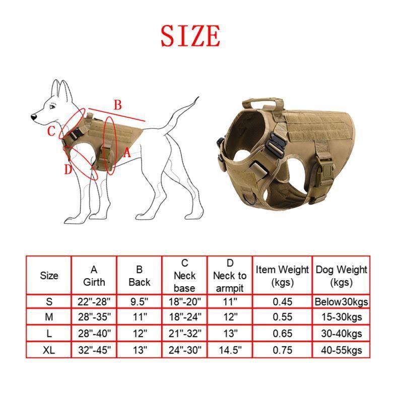 Pet vest 6-piece set, free cross dog combat suit outdoor dog walking pet chest strap large dog leash collar strap