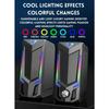 Проводная и Bluetooth RGB Компьютерная колонка, Настольная компьютерная колонка, Колонка для ноутбука, Настольная стереоколонка, Питание от USB, с LED-подсветкой