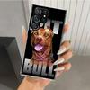 Pit Bull Pet Dog Pitbull Phone Case for Samsung Galaxy S26 S24 S23 Ultra S25 Edge S22 S21 Plus S20 FE + Soft Print Shell Funda G