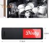 Dirty Clean Dishwasher Magnet Easy To Read Slide Dish Washing Machine Dirty Clean Magnetic Indicator Acrylic Sign Kitchen Decoration