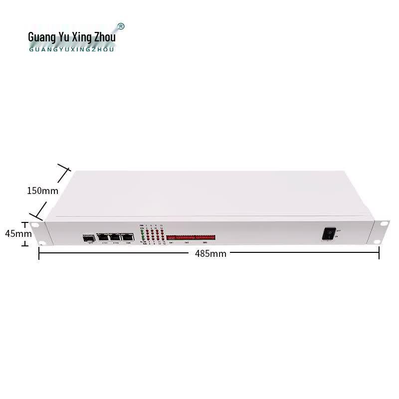 GY-IP-E80 Ethernet IP to 8E1 Reverse Protocol Converter