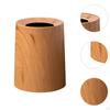 Elegant Wood Grain Waste Bin for Home And Office