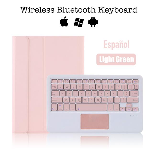 Wireless Portable with Pencil Stand Bluetooth Touchpad Keyboard Case for Samsung Galaxy Tab S8 11 2022 Tablet Protective Cover