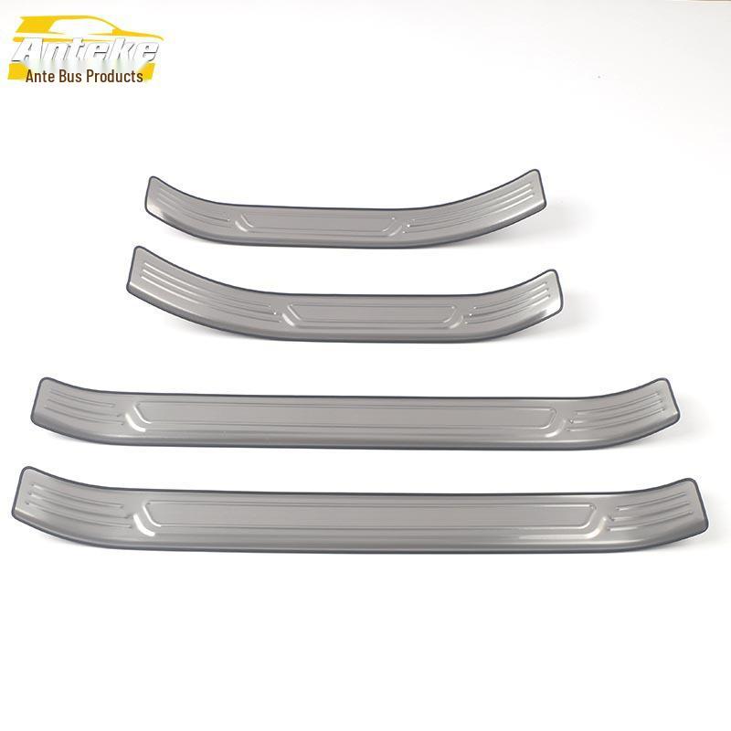 Fits 22 Fenglanda Models: Stainless Steel Door Sill Decorative Frame & Welcome Pedal Sticker