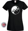 Final Fantasy Tshirt MOOGLE Yin Yang Black T-Shirt. Unisex+ladies Fitted Tee