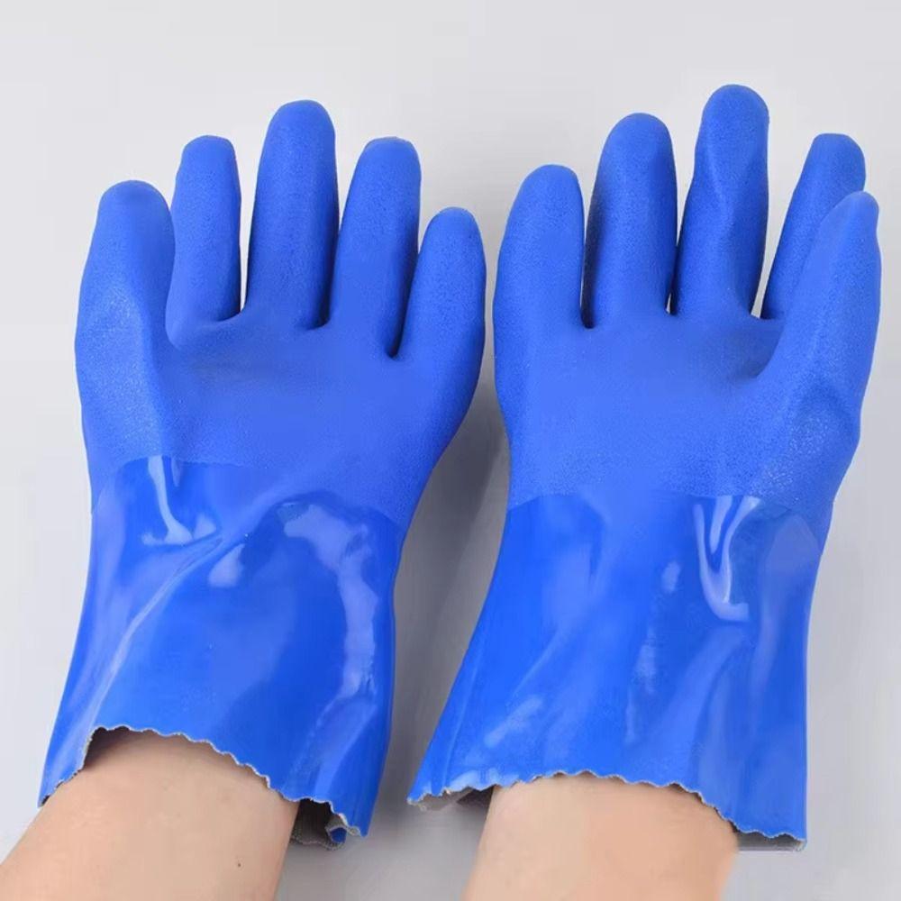 Wear-resistant Industrial Gloves PVC Work Gloves Durable Labor Protection Gloves