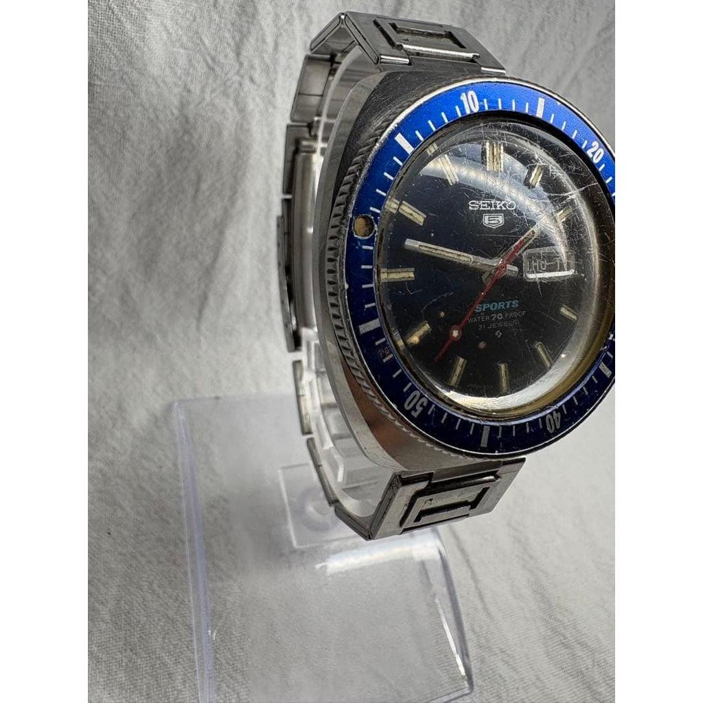 Б/у автоматические мужские часы SEIKO 5 SPORTS 21 камень, рабочие