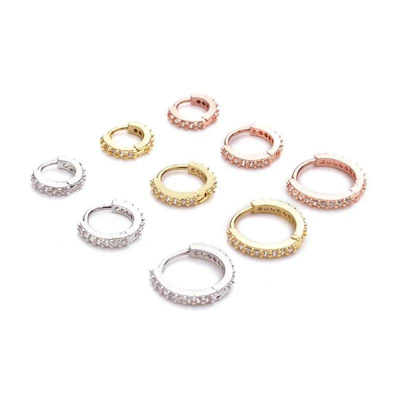 1PC Stainless Steel Septum Clicker Hoop Ring Nose Labret Ear Tragus Cartilage Daith Helix Earring Stud Body Piercing Jewelry