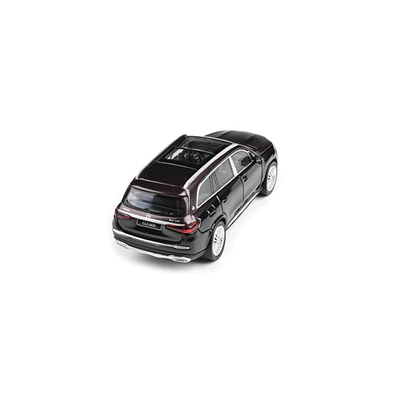 JADI Mercedes-Maybach GLS Obsidian Black/Rubellite Red LHD модель в масштабе 1/64 PA55304