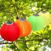 Solar Chinese Lantern Hanging Lamp IP44 Waterproof Automatic Charging Outdoor Indoor Hanging Solar Lantern LED Garden Decorative Light