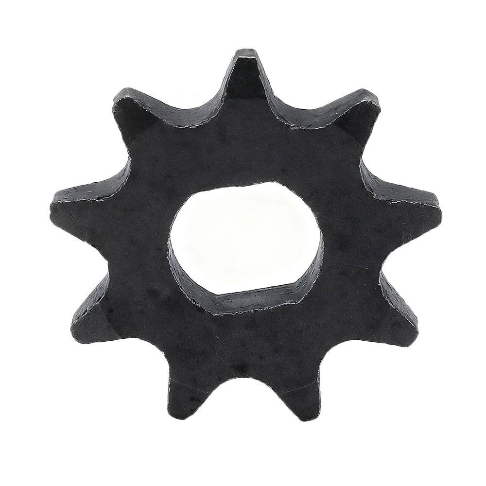 T8F 9T Chain Sprocket 10×8.5mm Inner Diameter Metal Sprocket Motor Sprocket Electric Bicycle