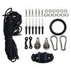 Kayak Anchor Trolley Kit Deck Rigging Set 9M Rope Canoe Accessories