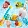 JUYEE Bath Toy, Educational Toy for Ages 3, 4, 5, and 6, Fishing Game, Water Play Game, Fishing Pool, Magnetic Fishing, Fishing Play, Boys and Girls,