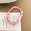 Ceramic Macaron Stylish Sea Shell Beaded Bracelet Womens Sweet Fresh Design Summer