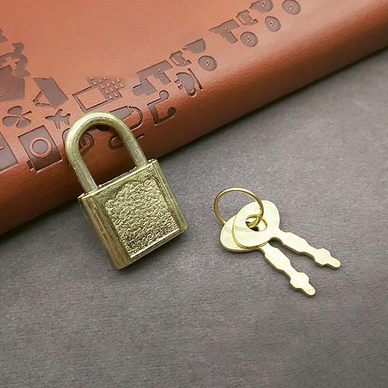 Мини ретро замок для блокнота дневника небольшой багажный ящик замок с ключами набор