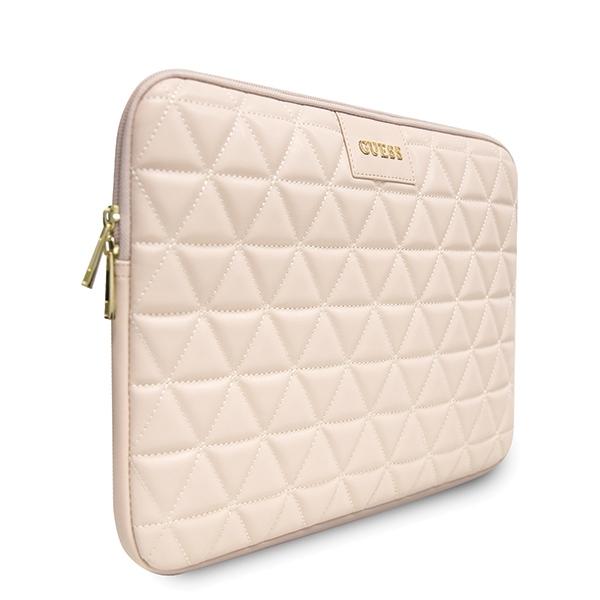 Pokrowiec do MacBook 13 Guess Quilted Różowy