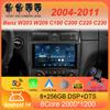 Car Radio Android 14 Carplay For Benz W203 W209 C180 C200 C220 C230 2004 - 2011 Navigation GPS Multimedia Player wifi+4G BT Auto