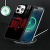 Metal Band D-Death Phone Case For iPhone17,16,15,14,13 Plus,Pro Max Magnetic For Magsafe Wireless Charging