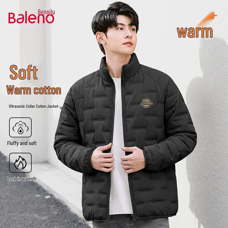 Baleno Men's Winter Stand Collar Padded Jacket