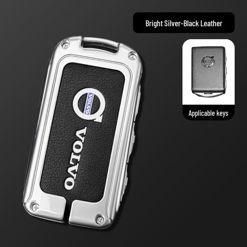 Чехол для ключа Volvo для XC60 и S90: Чехол для автомобильных аксессуаров для XC90, XC40, S60L - в комплект входит сумка с пряжкой