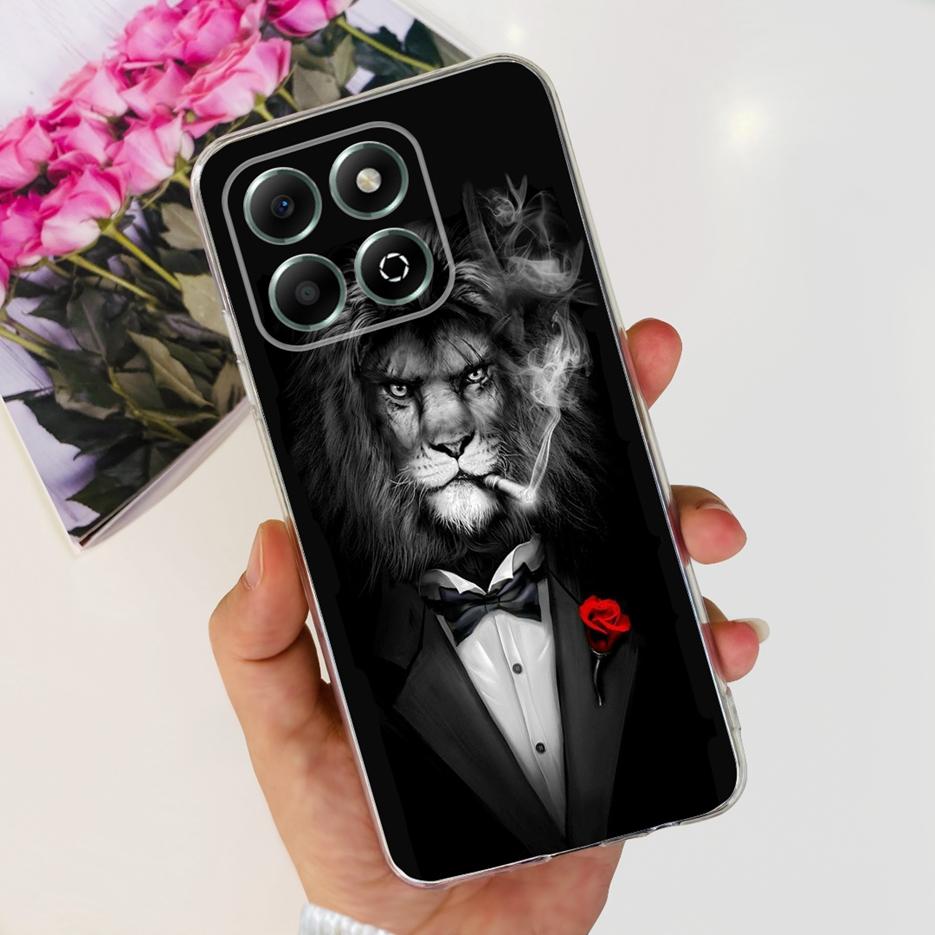 Чехол для Honor X6b JDY-LX1 JDY-LX2 Стильный painted чехол Мягкий силиконовый корпус Для Honor X6b X 6b HonorX6b Чехол для телефона 6.56'' Coque