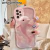 Phone Case: 2D Flat Samsung Galaxy A34 A35 M05 M06 S20 S22 S21 FE Plus 5G Protective Case, Couple Style, Pink Dolphin, Christmas and Halloween Gift