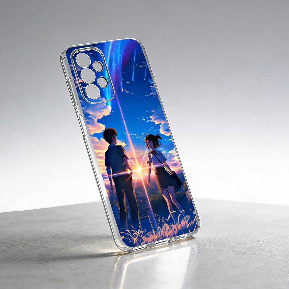 Anime Your N-Name K-Kimi Phone Case For Samsung S25,S24,S21,S22,S23,S30,Ultra,S20,Plus,Fe Transparent Cover