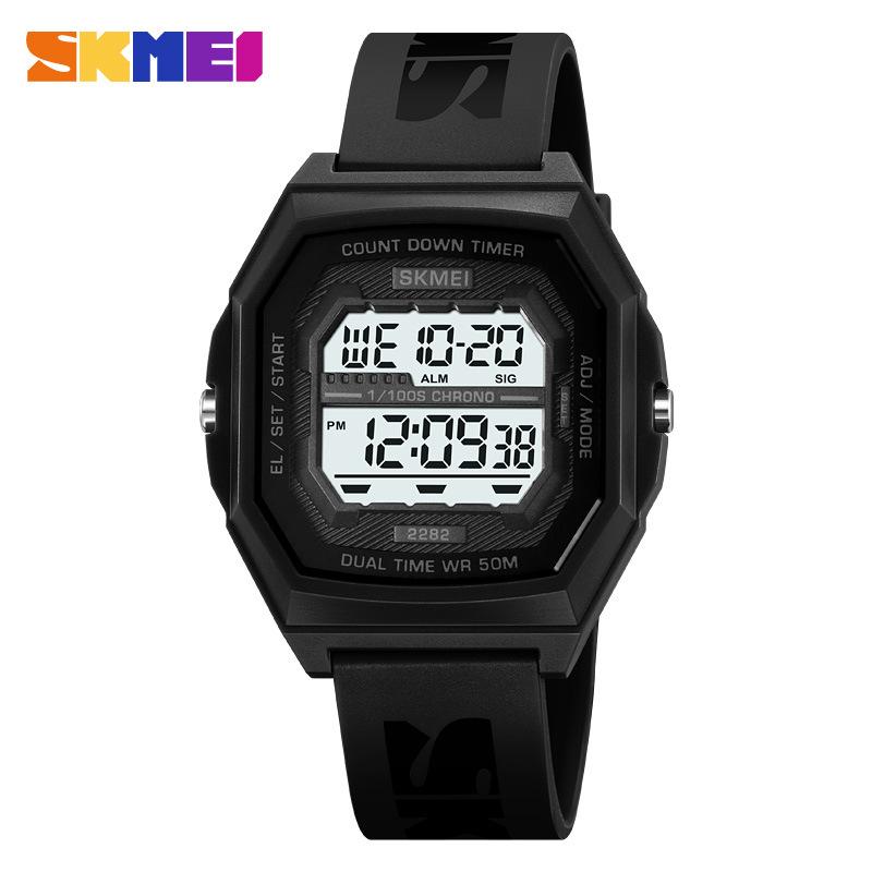 Спортивные многофункциональные мужские часы для отдыха на открытом воздухе Студенческие электронные часы Повседневные персонализированные водонепроницаемые электронные часы для мужчин