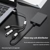 USB-C концентратор-разветвитель с поддержкой OTG для зарядки и синхронизации нескольких USB-A, многофункциональные алюминиевые адаптеры с быстрой передачей данных
