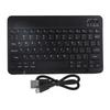 Wireless Bluetooth Keyboard Portable Tablet Keyboard Russian English for Android Black
