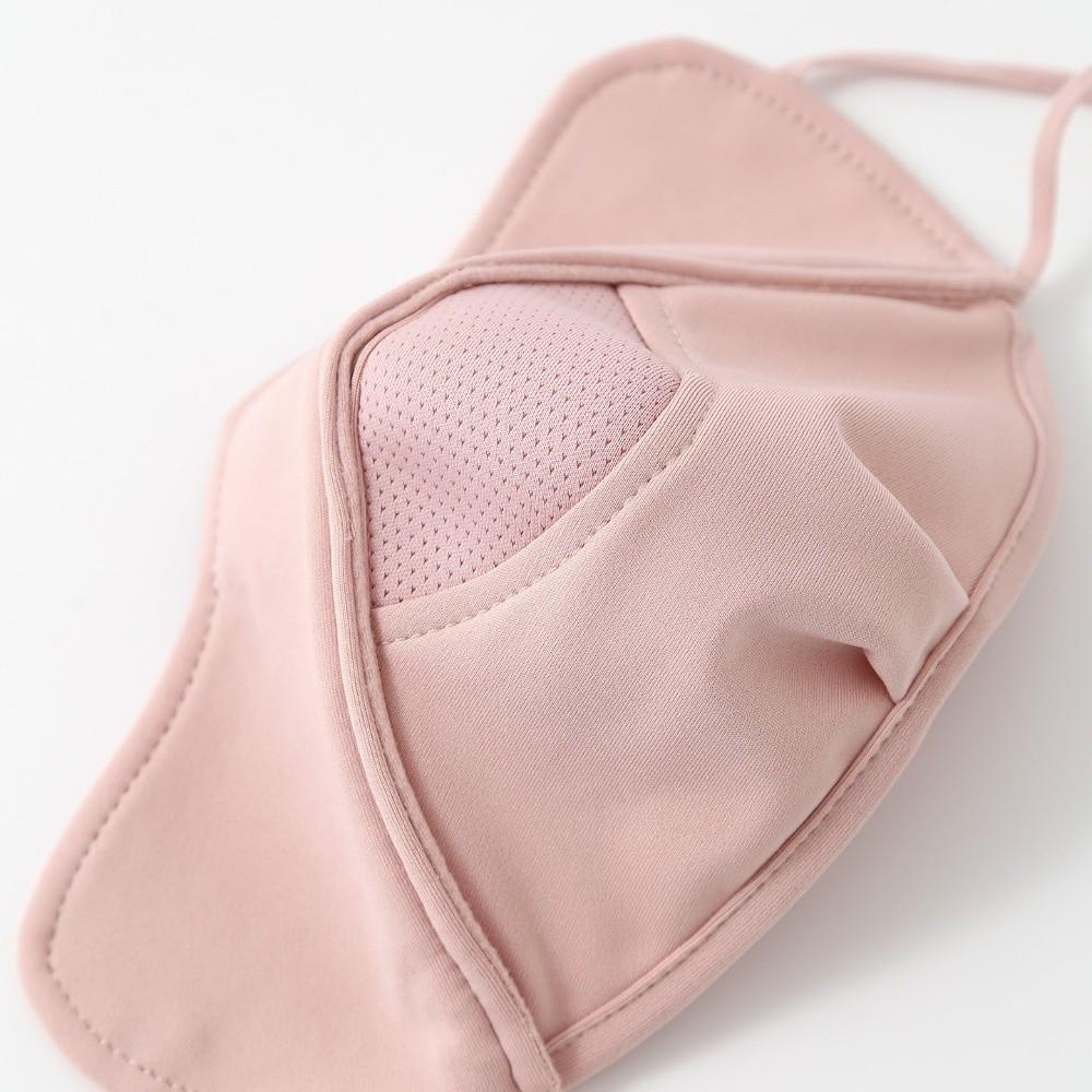 Thermal Fleece Warm Face Cover Adjustable Ear Loops Windproof Cycling Face Mask Cycling/Running
