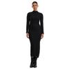 Urban Classics Womens/Ladies Ribbed Mock Neck Long-Sleeved Dress