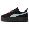 Dua Lipa X Mayze Suede Black Blue Glow Women Sneakers Puma-Black 387294-05