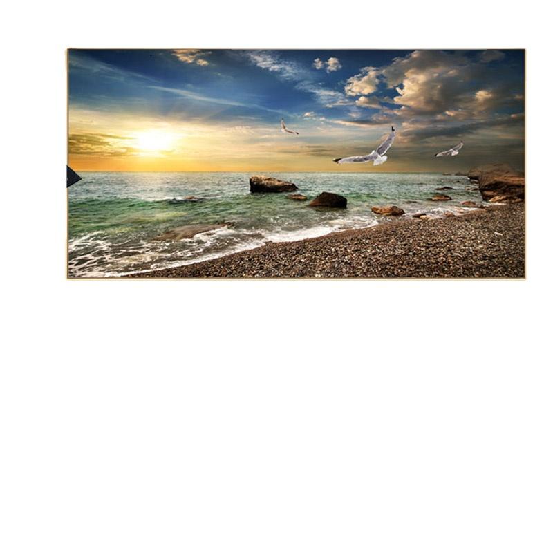Природный Пейзаж Плакат Небо Море Восход Картина на Холсте Печать Современная Гостиная Украшения Дома Настенная Картина Куадрос