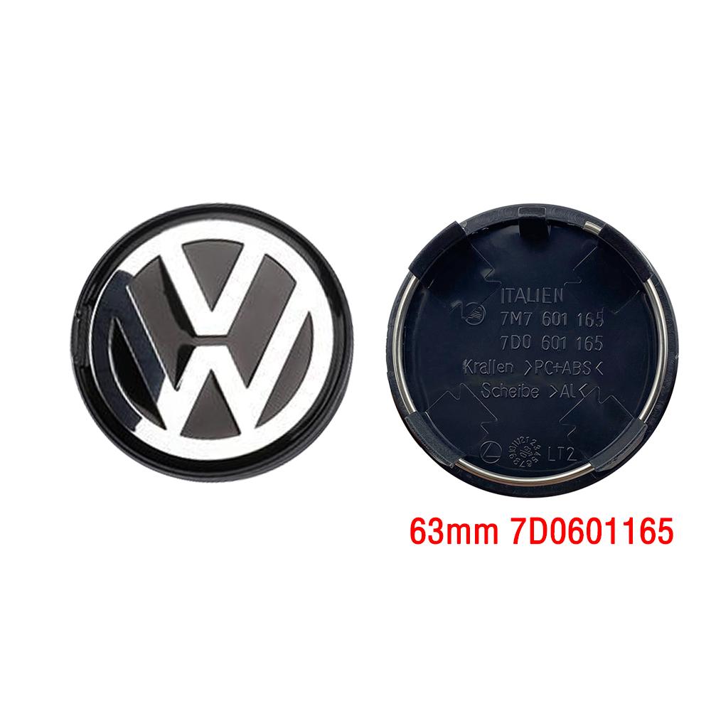 VW Volkswagen Car Wheel Center Hub Caps Cover 3D 4pcs 55mm 56mm 65mm 70mm for 4 5 6 7 Passat B5 B6 B7 Polo Touran CC accessories