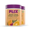 PLIX Порошок-бустер с коллагеном для ухода за кожей 2 x 200 г для увлажнения и антиоксидантной поддержки здоровой кожи