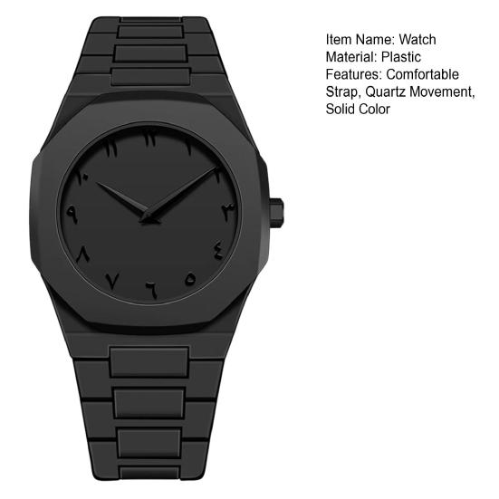 Unisex Quartz Watch Casual Analog Watch with Easy To Read Dial Solid Color Wrist Watch for Men Women Birthday Gift