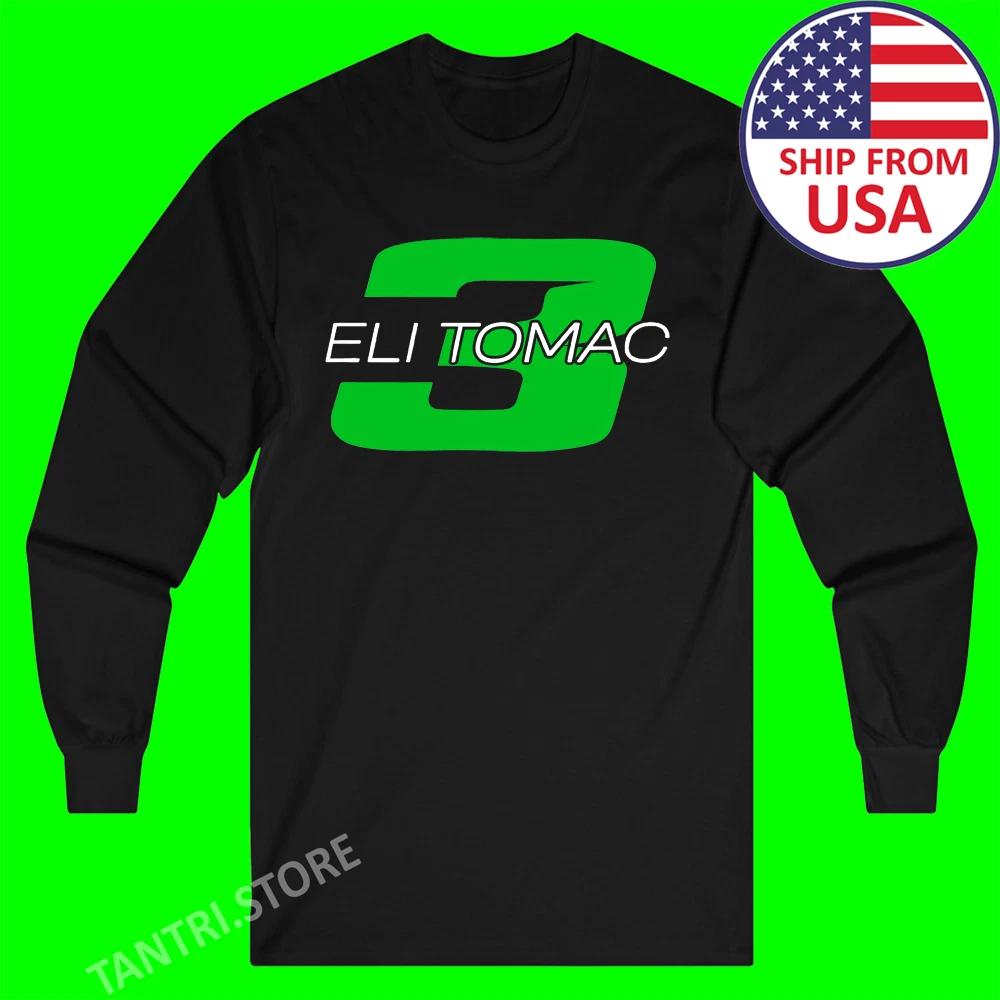 Eli Tomac 3 Motocross Champion Men's Black Size S to 2XL