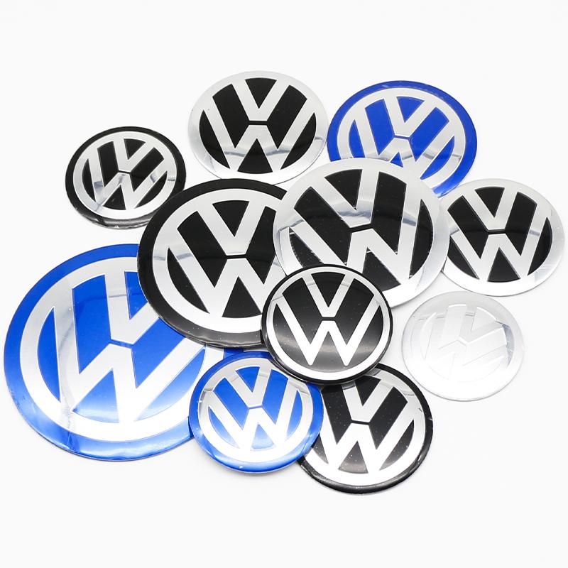 2026 Горячие Для VOLKSWAGEN VW 4 шт. 56/60/65/70/75/80/90/100/120 мм 3D Наклейки на колеса автомобиля Заглушка центрального диска Эмблема Значок Наклейка Для VW GT