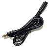 8148/8591/8504 Электрические машинки для стрижки волос Блок питания USB-кабель для зарядки Черный