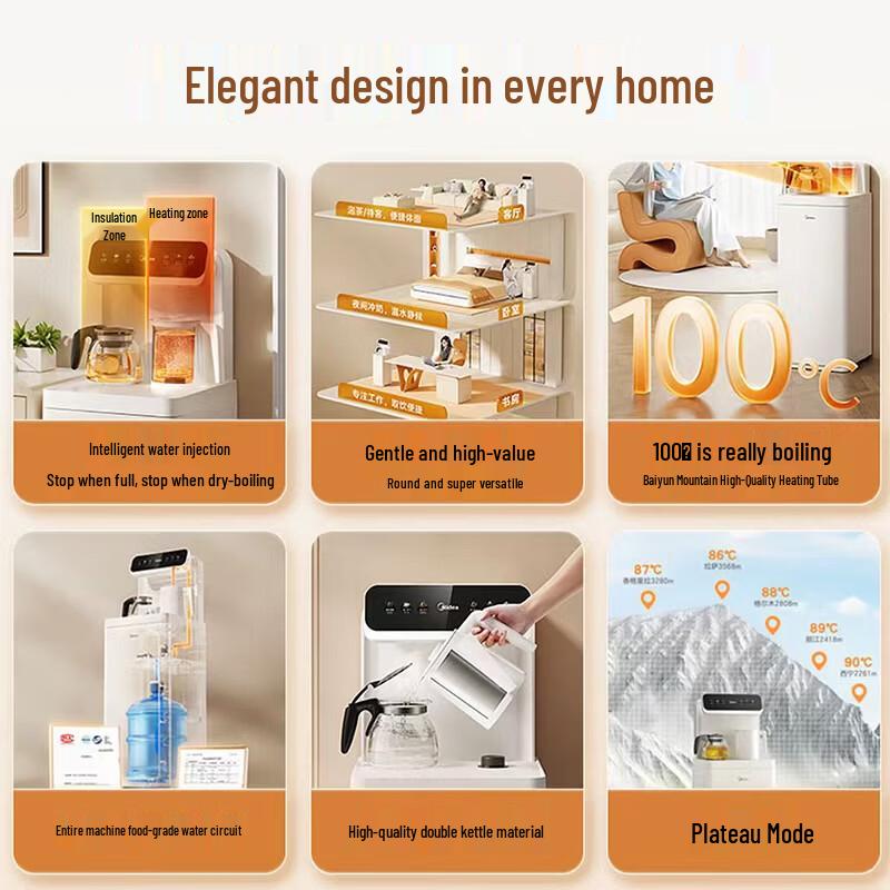 Midea Smart Tea Bar Water Dispenser YCR-2366 CN plug (adapter included)
