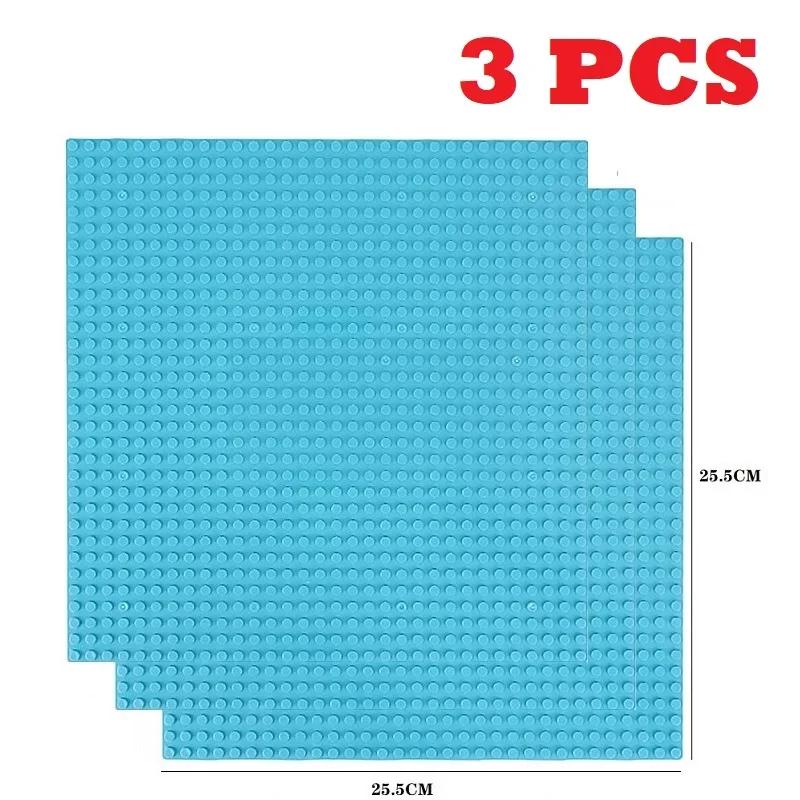 3 шт. Классические базовые пластины, блоки 32x32, 32x16 точек, ABS-пластик, строительные базовые пластины, кирпичи, сборка, город, дорога, друзья, городские игрушки