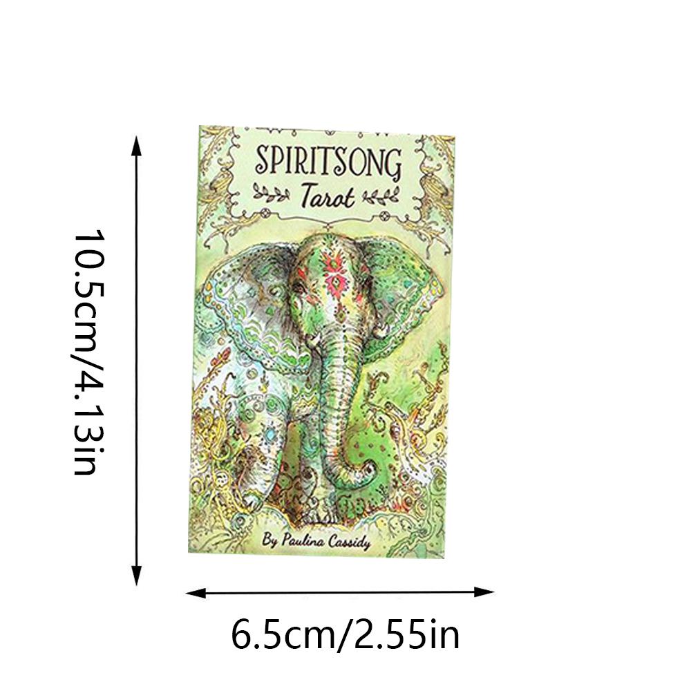 Карты Таро Spiritsong Мистическое руководство Гадание Развлечение Вечеринки Настольная игра Поддерживает оптовую продажу 78 карт/коробка