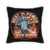 Remember Chuck Norris Throw Pillow Cover Polyester Decorative Pillow   Creative Pillowcase
