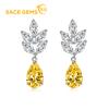 Classic Copper Alloy Zircon Earrings Ladies Jewelry Wedding Promise Party Gift