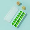Square Silicone 14-Grid Ice Cube Tray with Lid