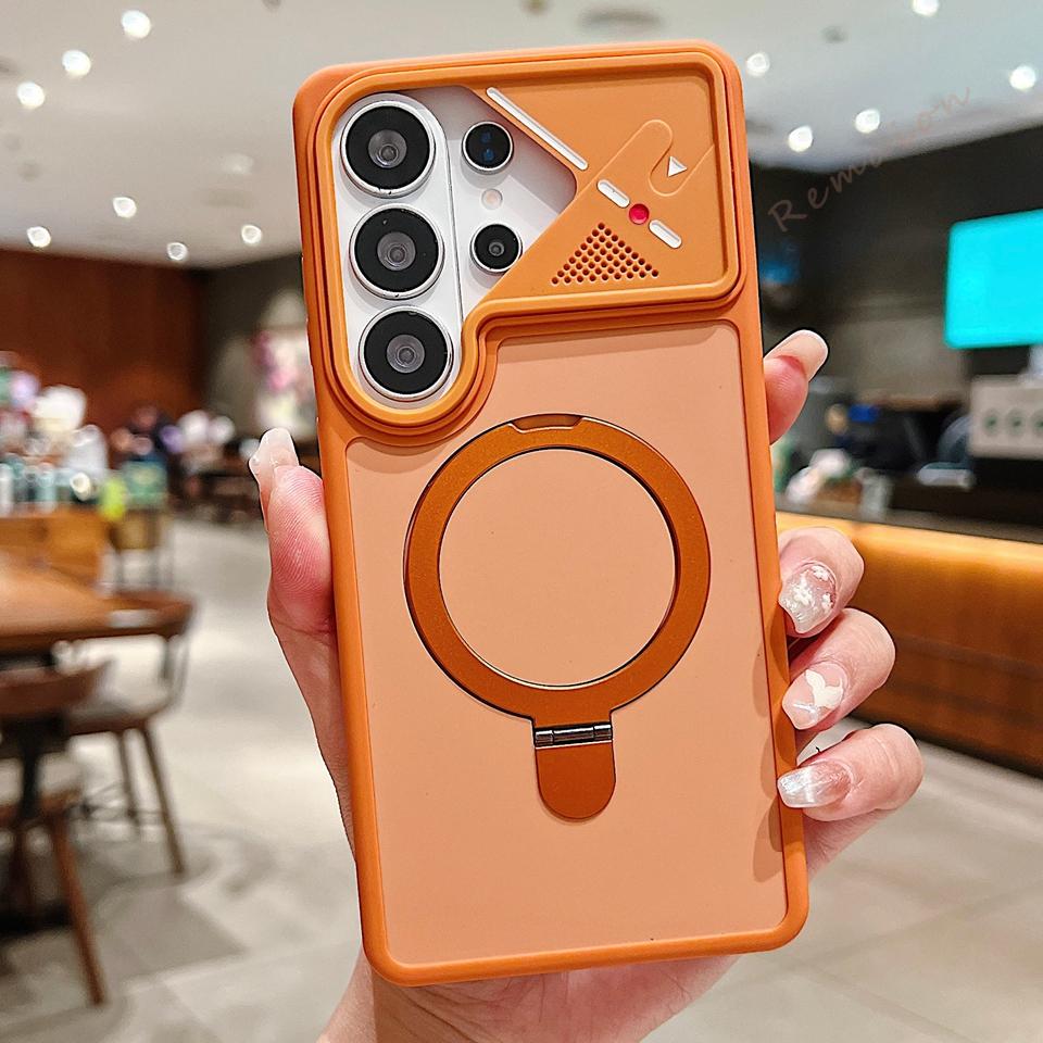Matte Magnetic Phone Case for Samsung Galaxy S26 Ultra S26 Plus S26Ultra Official Len Camera Protector Cover