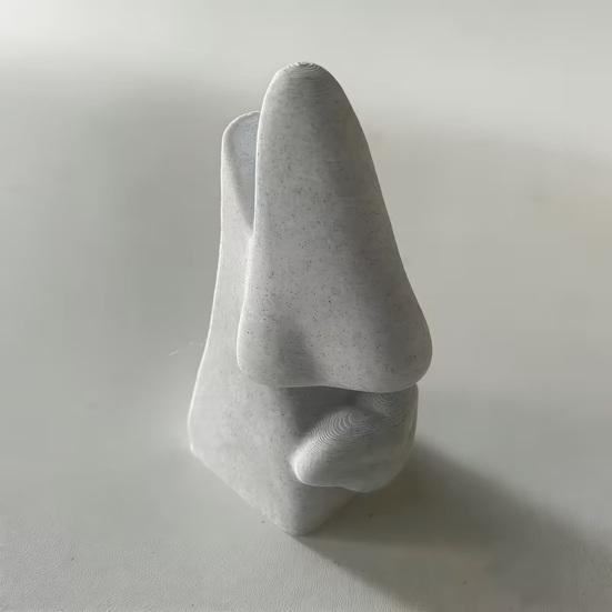 Подставка-держатель для очков в форме носа, Абстрактный 3D-печатный человеческий лицевой держатель-стойка для солнцезащитных очков, Органайзер для очков для стола, полки, прикроватной тумбочки, Декор