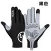 Fitness Extended Full-finger Microfiber Gloves Non-slip Shock-absorbing Breathable Sunscreenfor Outdoor Climbing Cycling