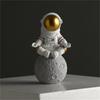 Figurines Cosmonaut Statues Miniatures Gift Astronaut Model Spaceman Moon Sculpture Decorative